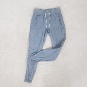 ATHLETA CABO LINEN JOGGERS- LIGHT BLUE SIZE 6 Tall